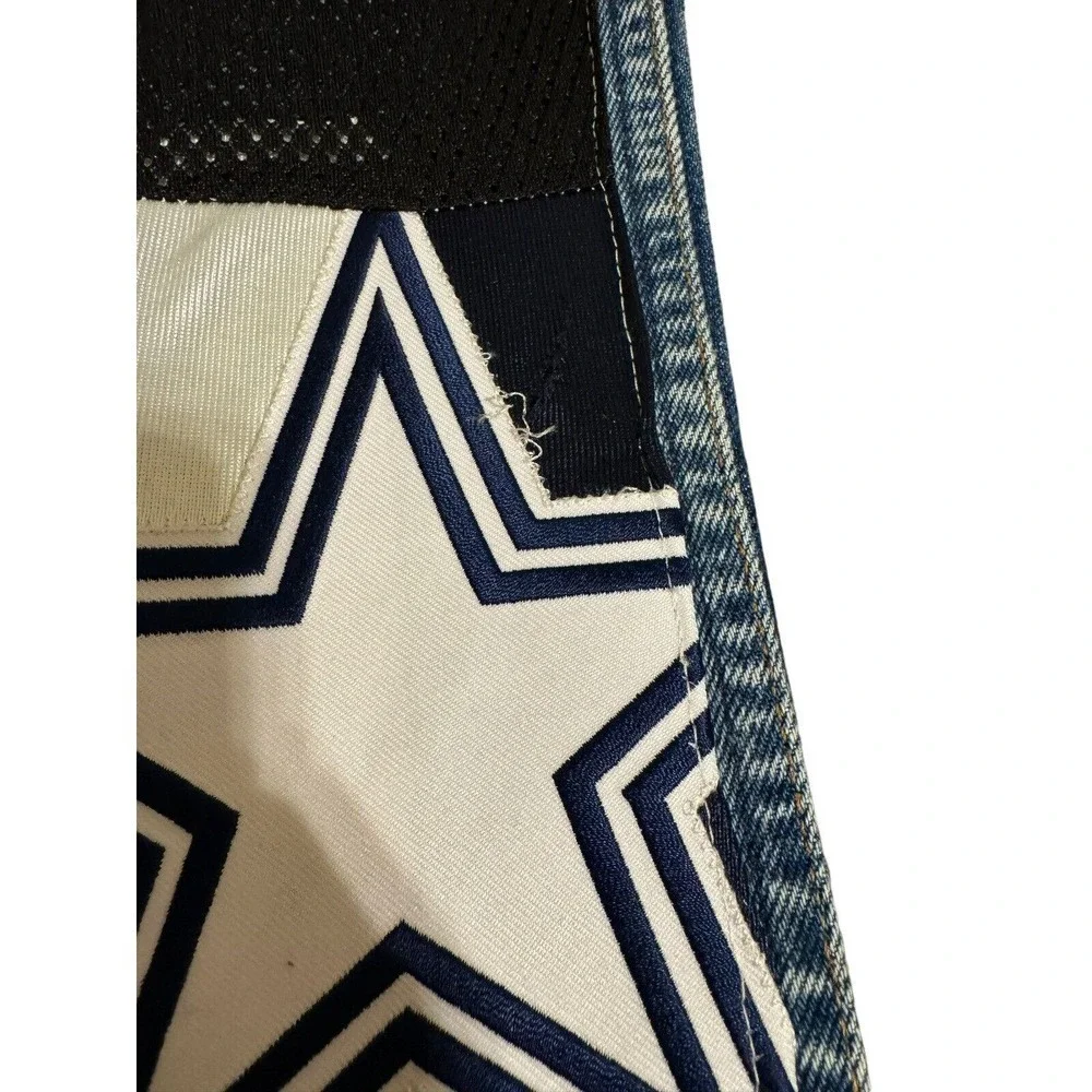 Vintage Dallas Cowboys Authentic DeepThree Levi's Jersey Patchwork Jeans NWT - Picture 5 of 13